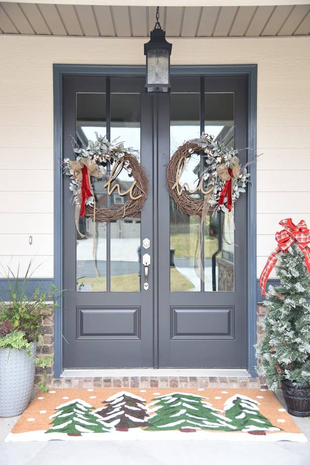 Christmas Winter Wonderland Doormat