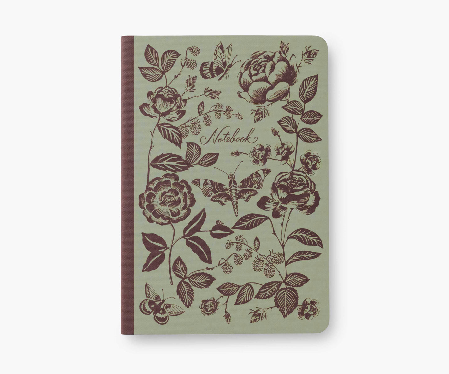 Assorted Set of 3 English Rose Notebooks