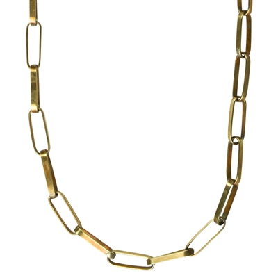 Brass Carter Chain with Clasp