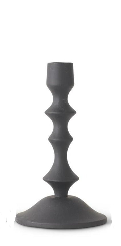 Black Metal Candleholders in 4 Sizes