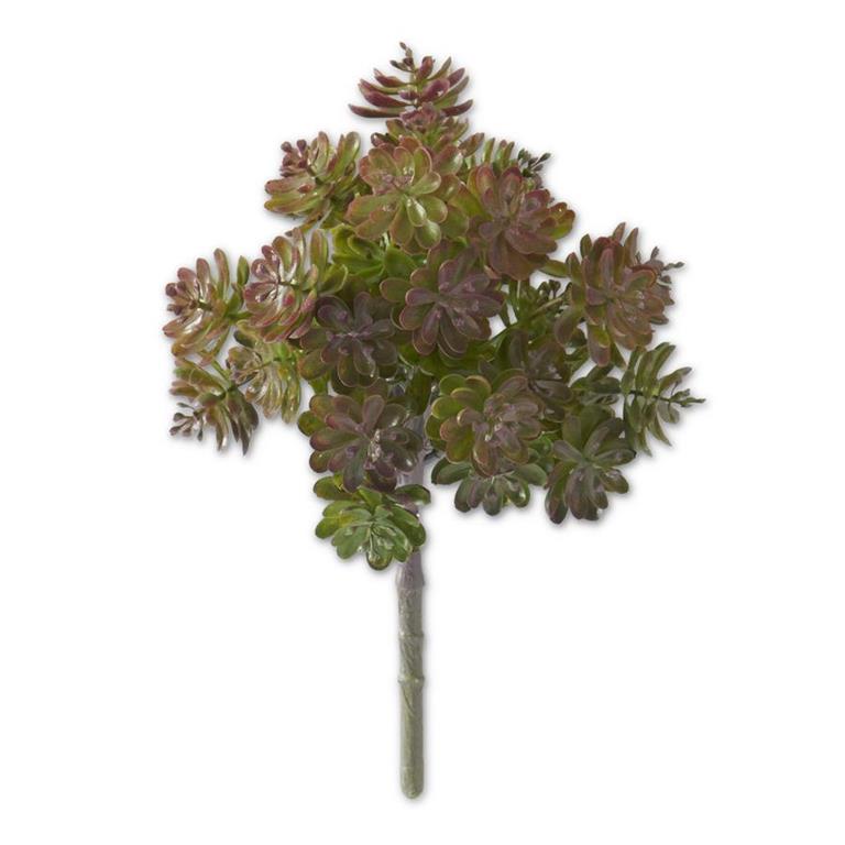 maroon succulent 10.5" Faux Succulent Stem