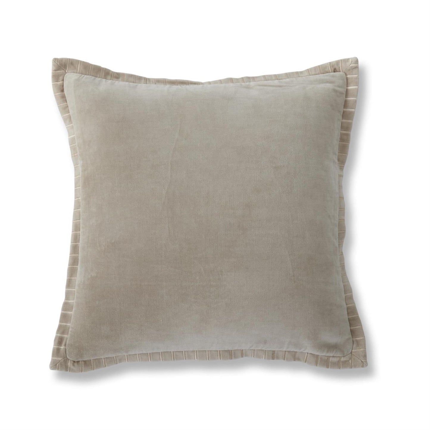 20 Inch Square Cotton Velvet Pillow