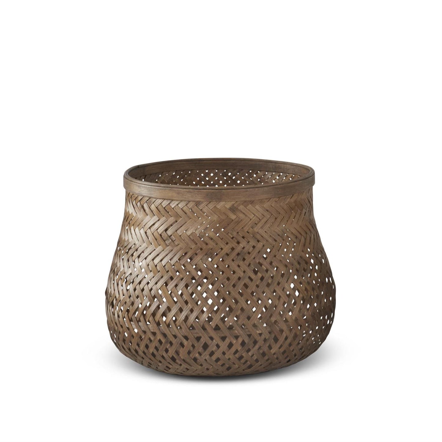 Round Woven Bamboo Nesting Baskets