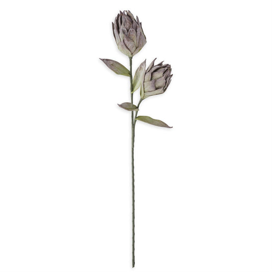 Purple & Green Eva Two Bloom Stem