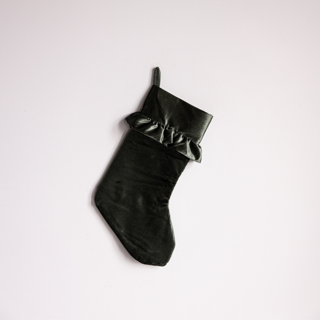 Ruffled Holiday Stocking