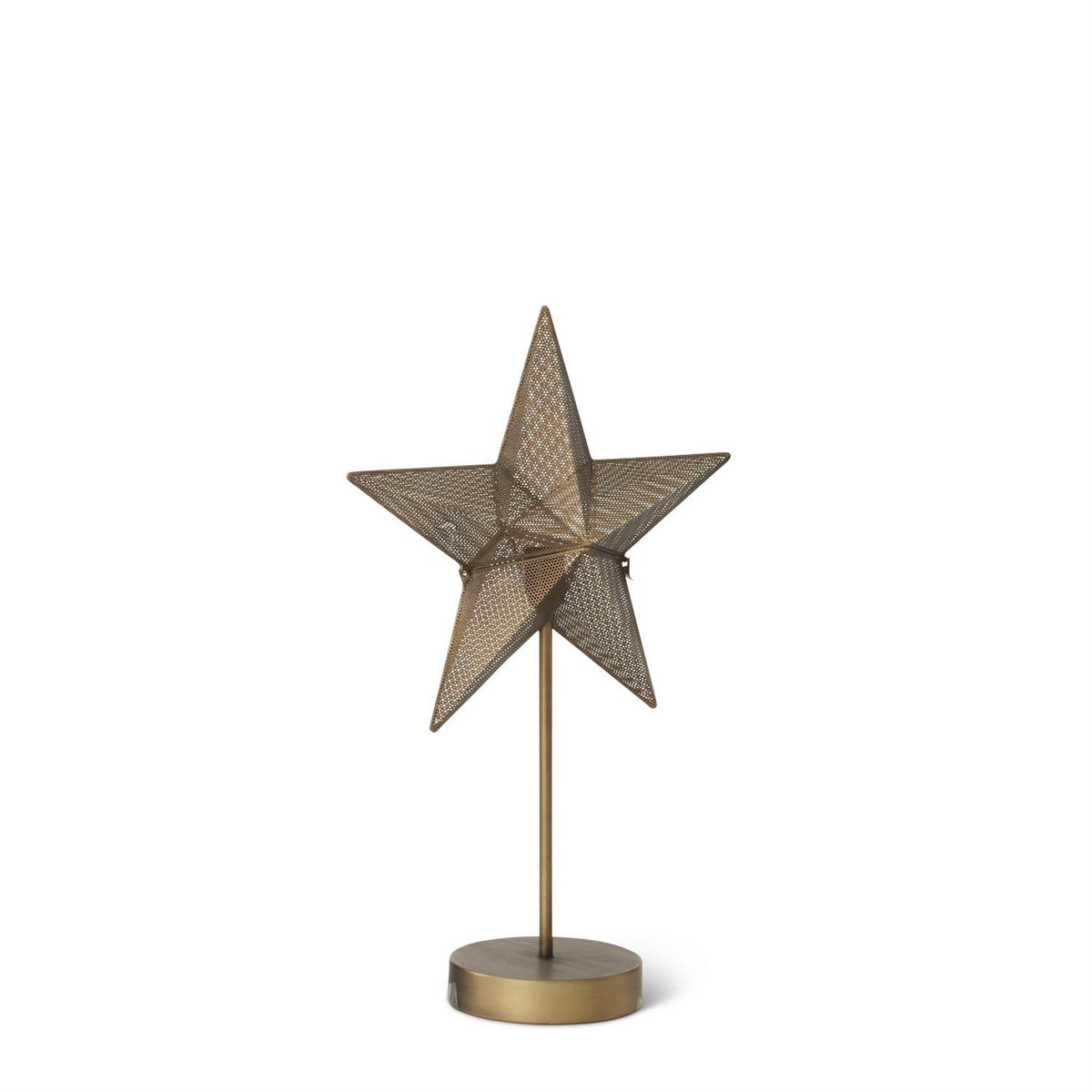 Gold Mesh Star Lamp, Two Sizes