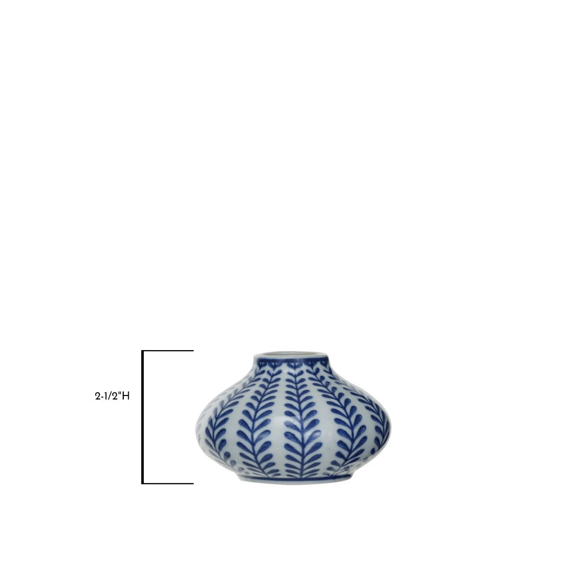 Blue and White Stoneware Vases