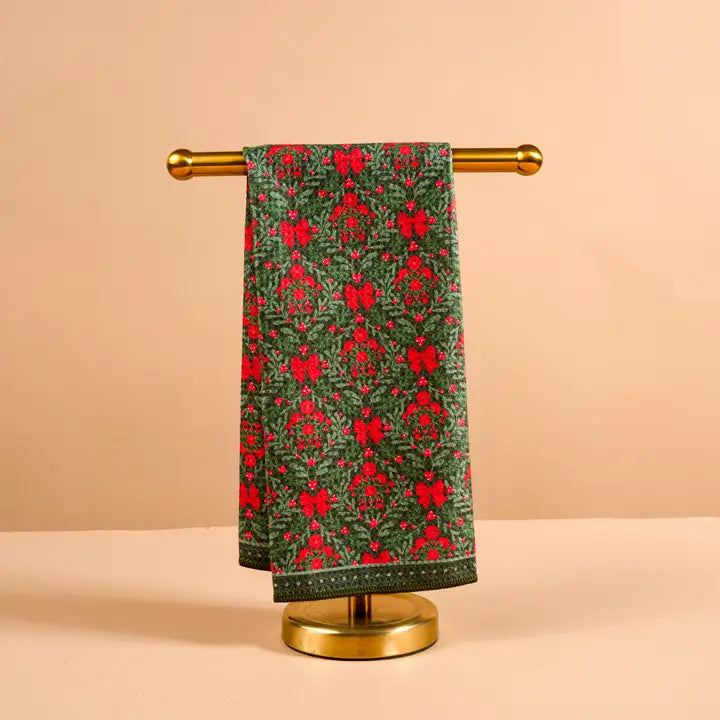 A Merry Moment Waffle Tea Towel