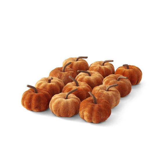 2.25" Velvet Pumpkins