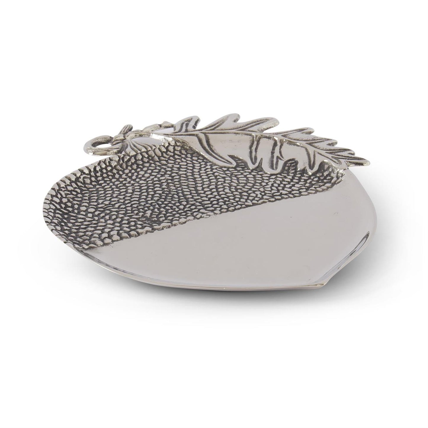 Silver Metal Acorn Tray