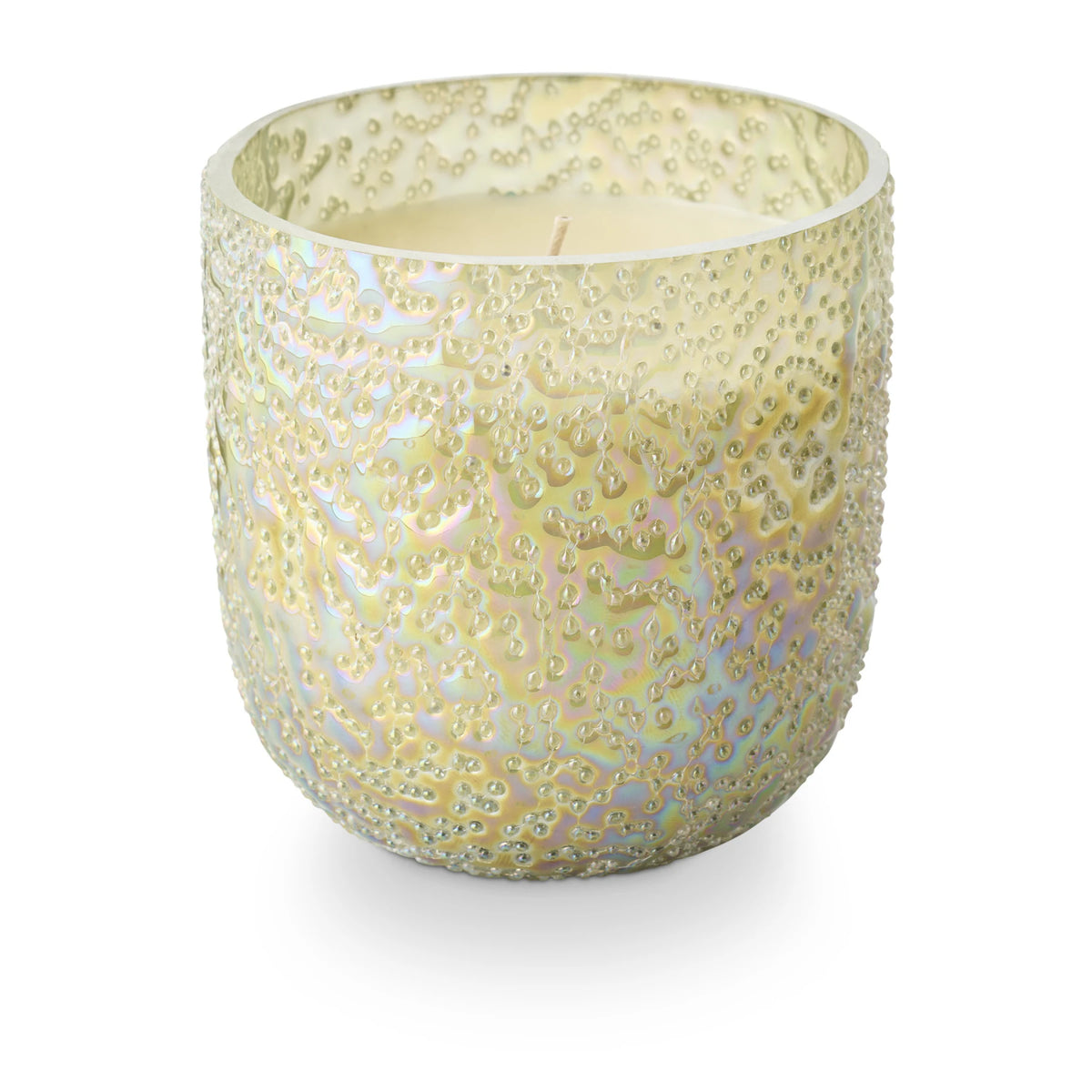 Balsam & Cedar Beaded Glass Candle