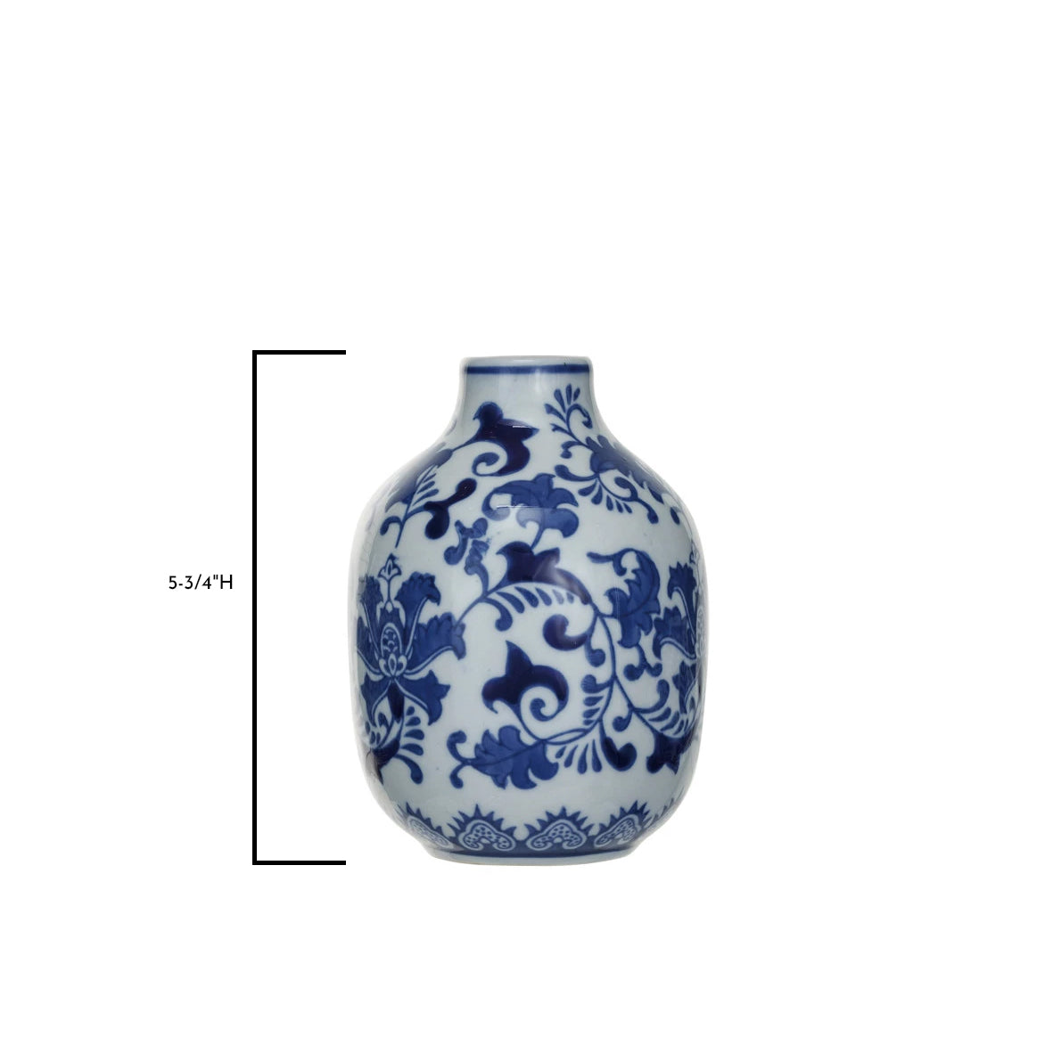Blue and White Stoneware Vases