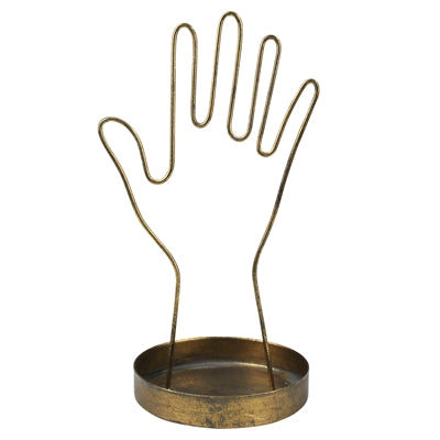 Brass Hand Ring Holder