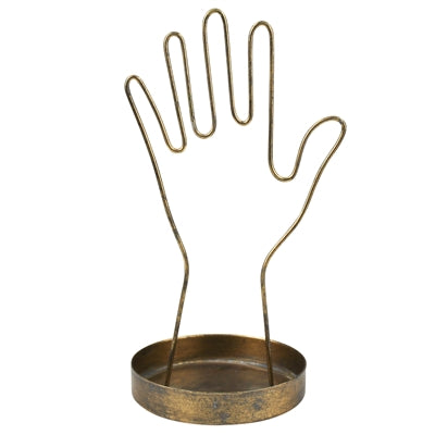 Brass Hand Ring Holder