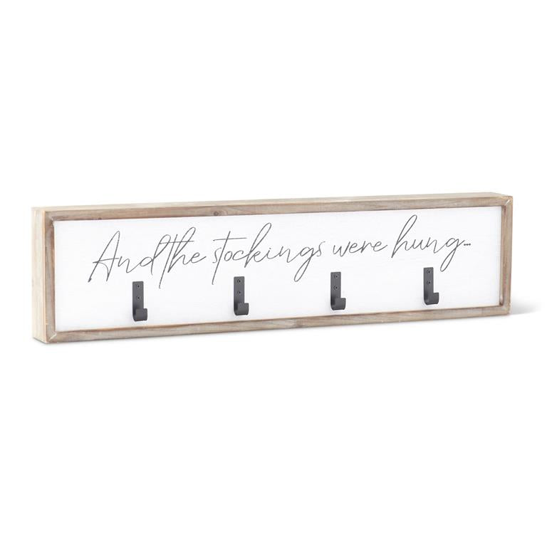 Weighted Stocking Holder - "And the Stockings were Hung.."