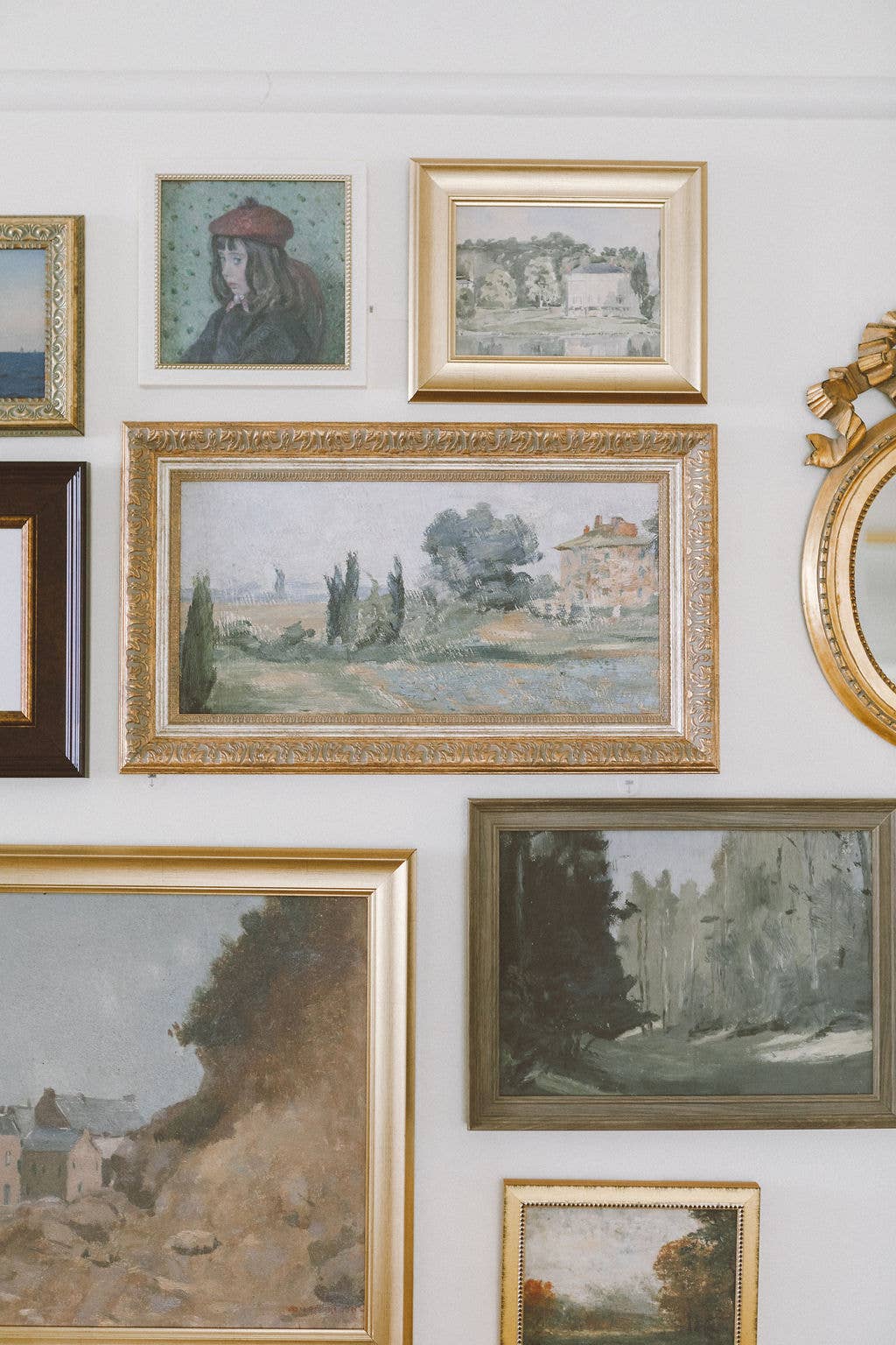 In The Hills Framed Antique Art