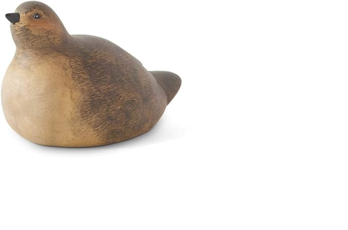 Brown Resin Quails Tabletop Decor