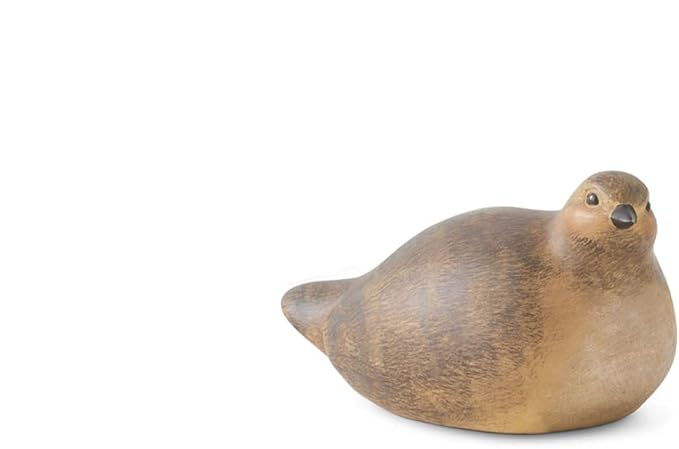 Brown Resin Quails Tabletop Decor