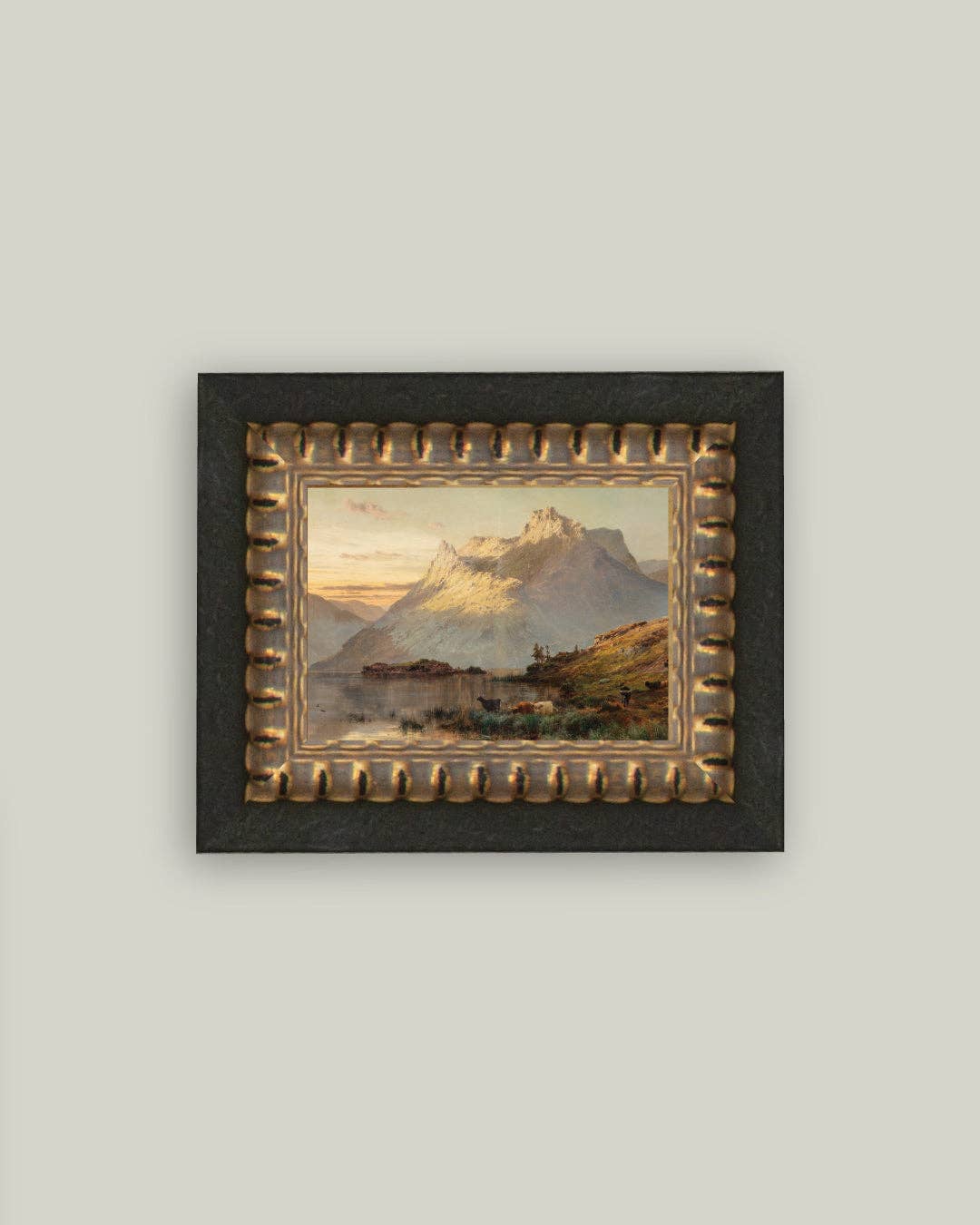 Peaks of the Western Highlands Framed Antique Style Art