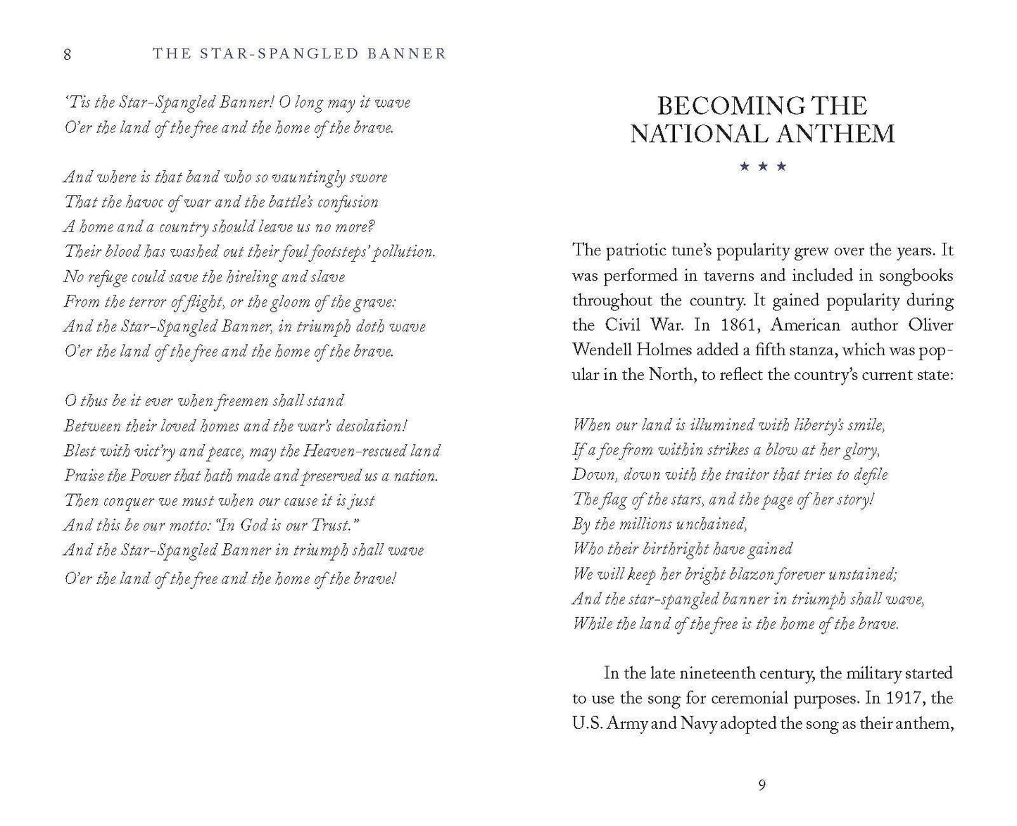 The Star-Spangled Banner, a History in Hardback