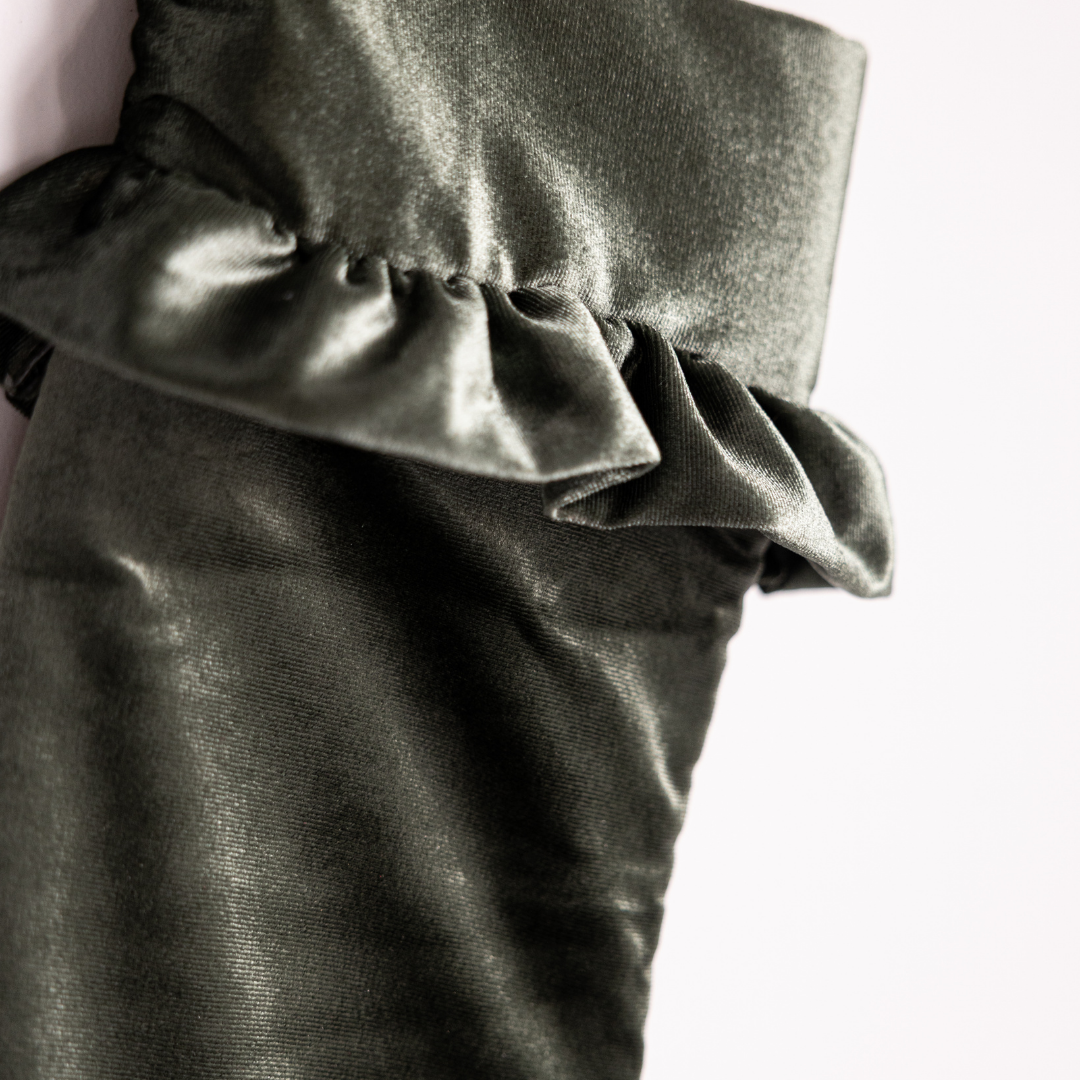 Ruffled Holiday Stocking