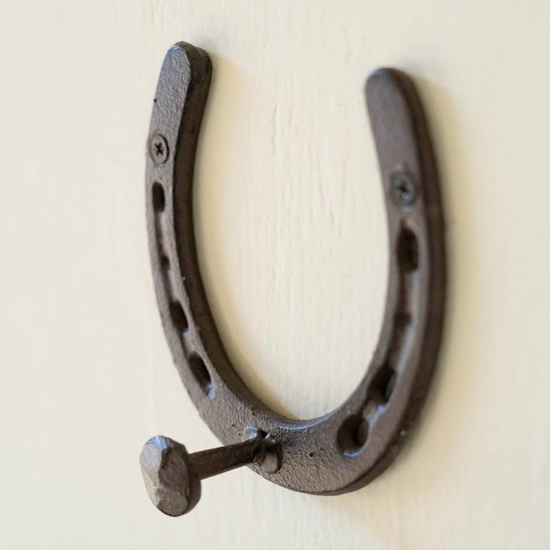 Cast Iron Horseshoe Hook