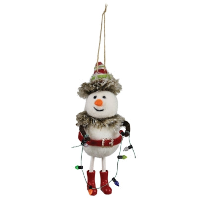 Felt Snowmen Ornaments