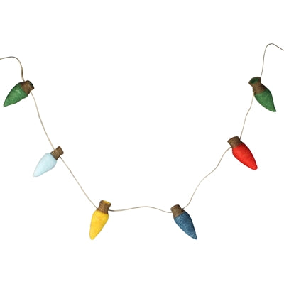 Felt String of Lights Garland