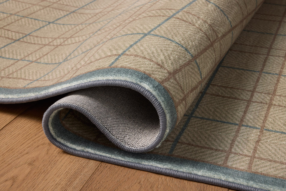 Bobby Sage and Denim Area Rug by Loloi