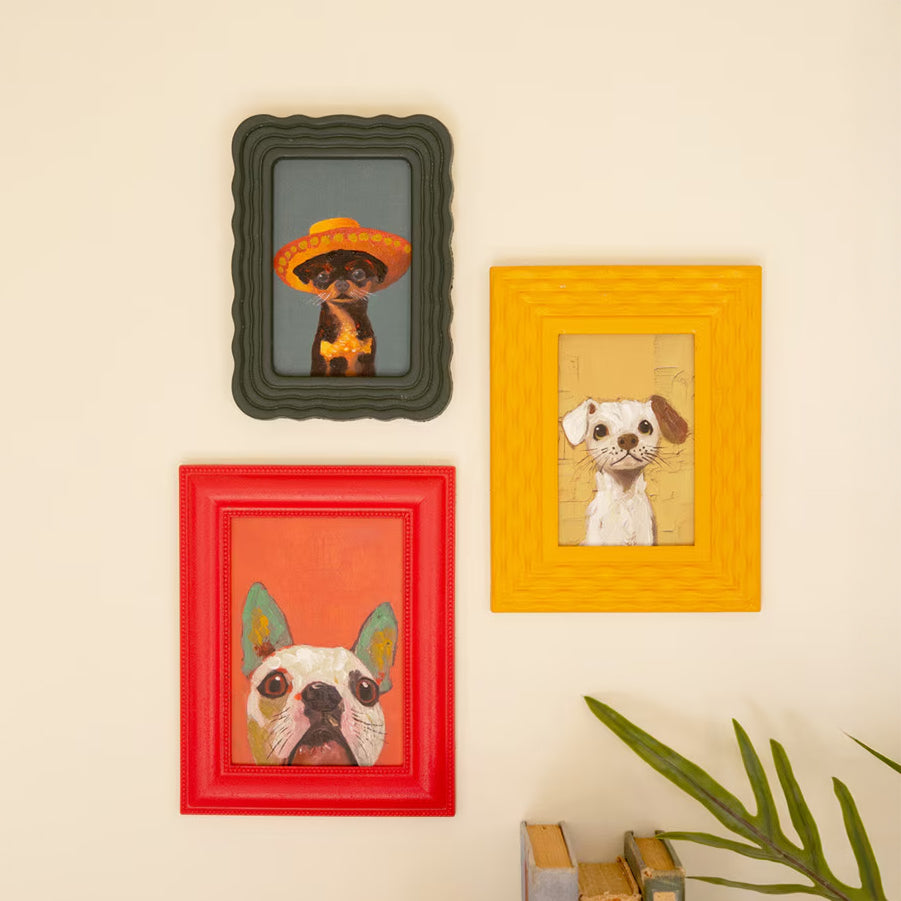 Framed Dog Paintings