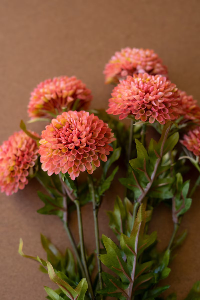 Artificial Blush Ball Dahlias | Bundle of Seven