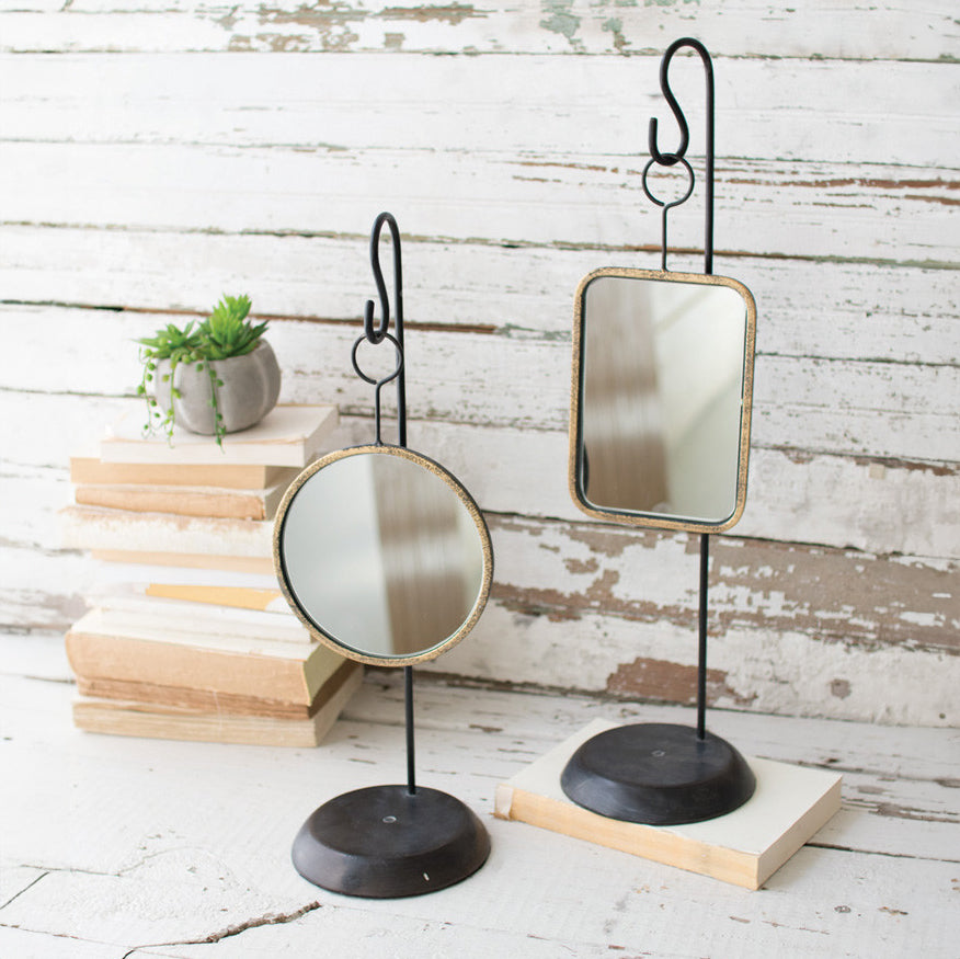Tabletop Metal Mirrors