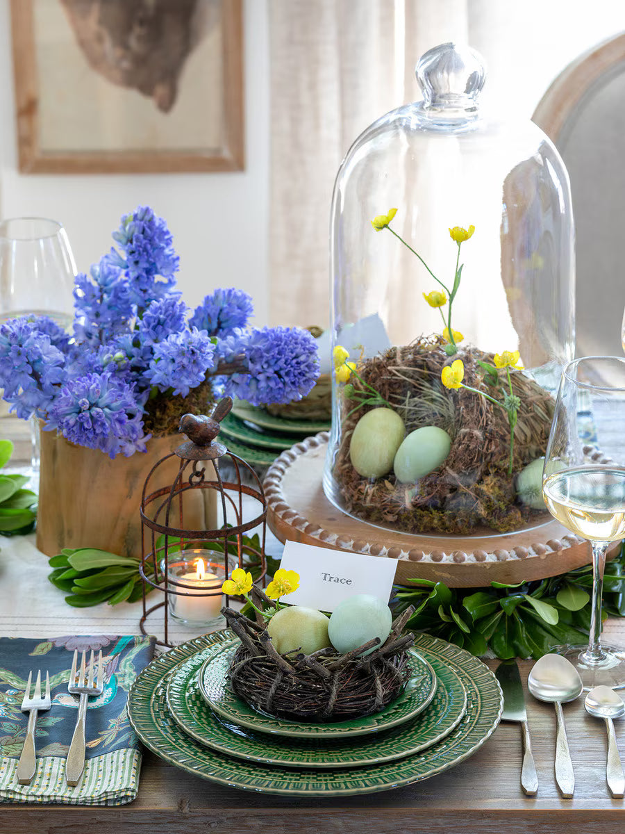 Rustic Iron Birdcage Votive Holder