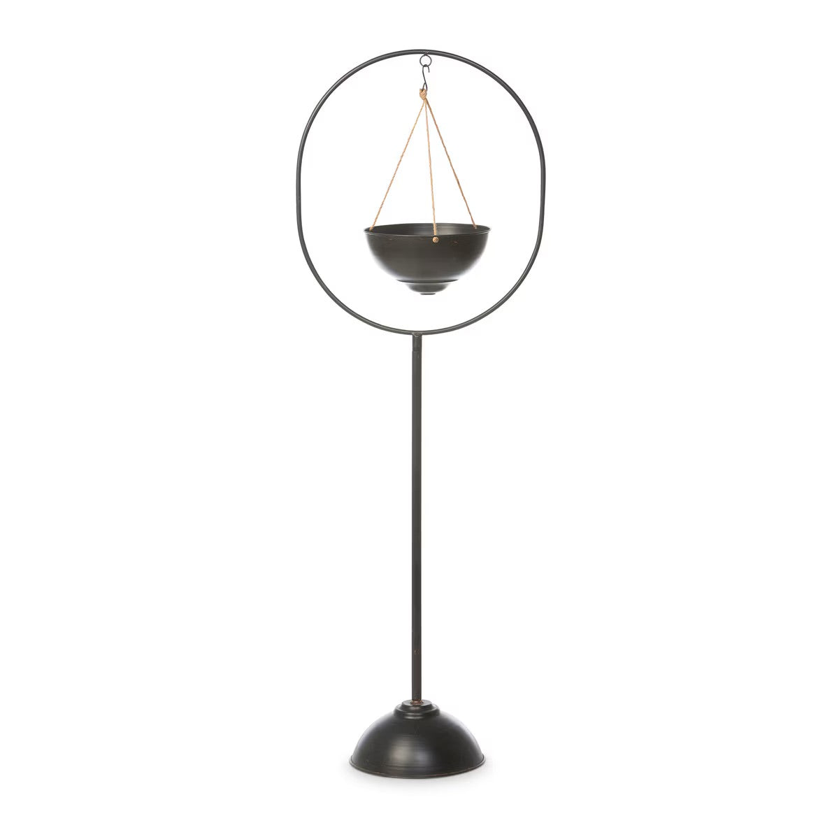Spherical Iron Plant Stand