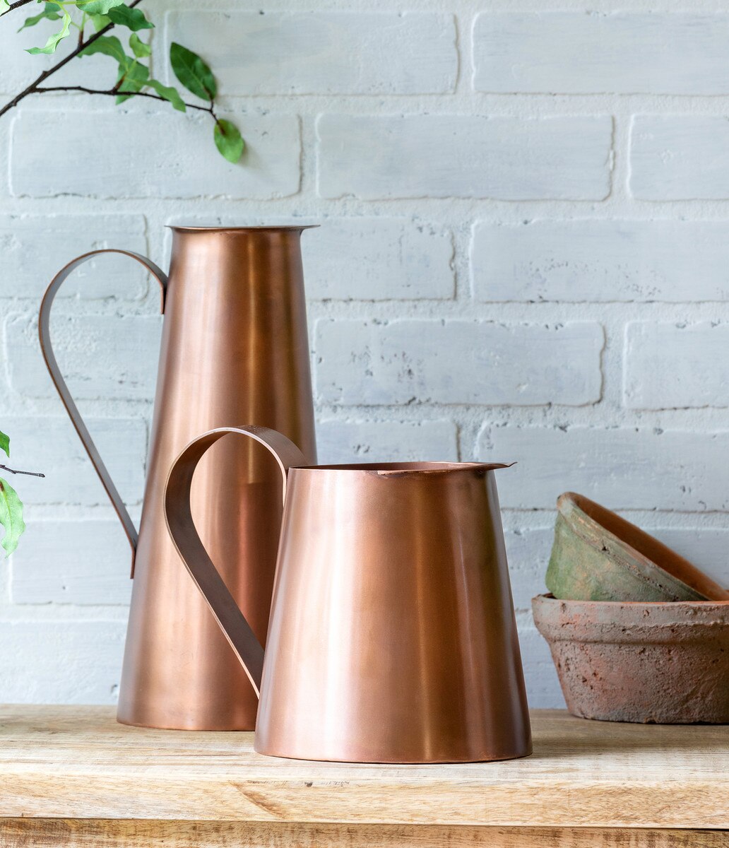 Copper Short Pitcher