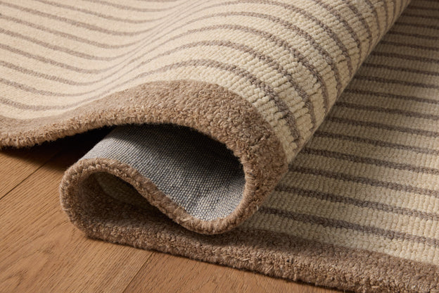 Emmeline Area Rug in Bone & Ash by Loloi