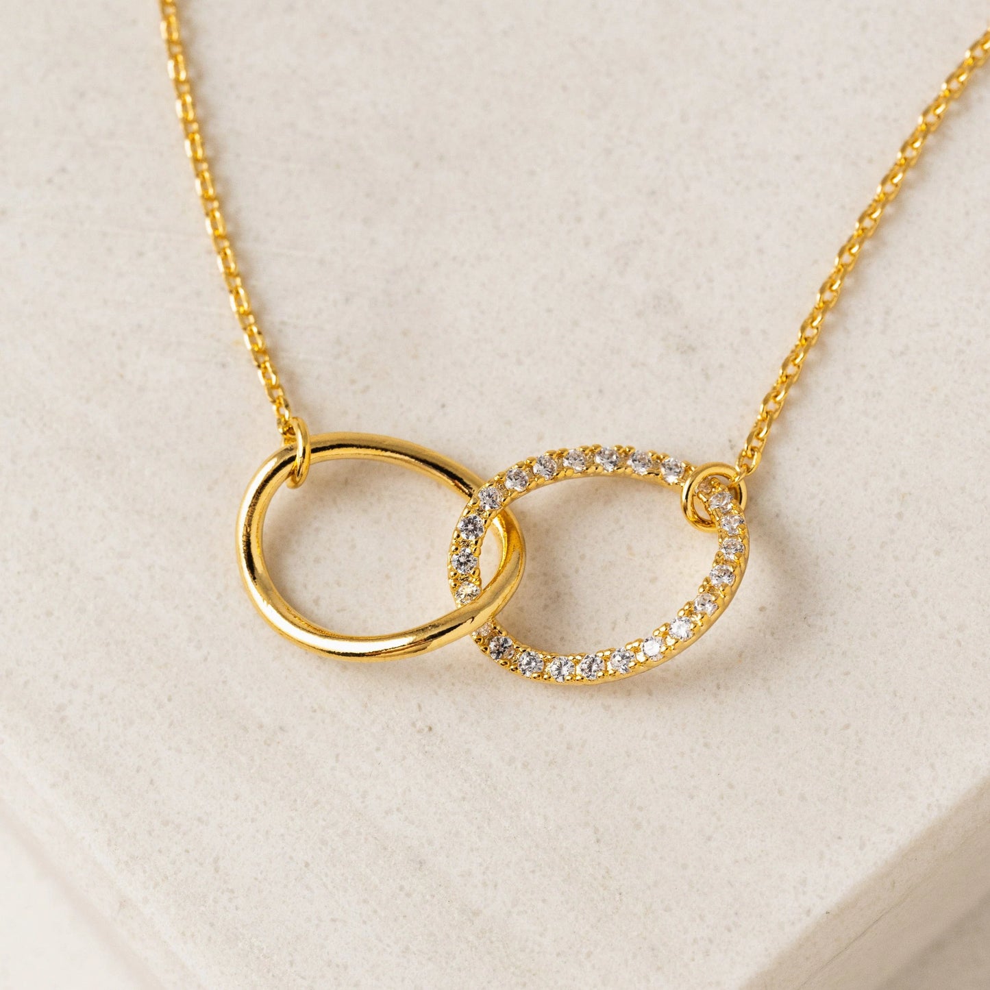 Encore Pave Gold Necklace