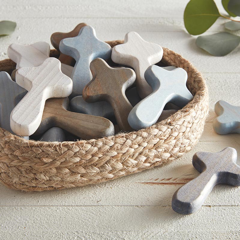 Hand Held Wooden Cross