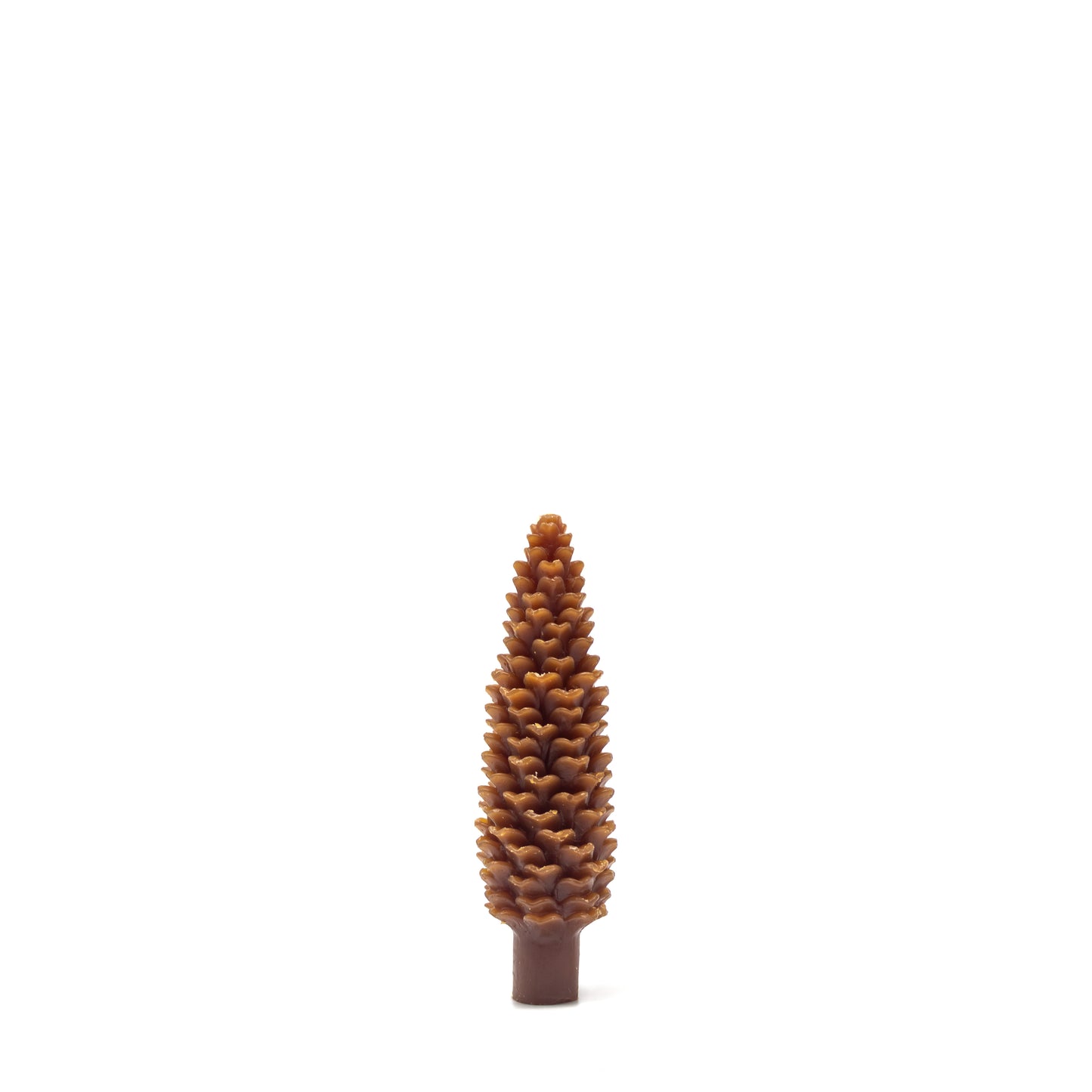 Pair of Brown Pinecone Taper Candle