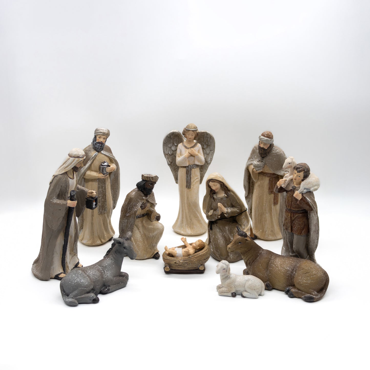 S/11 Resin Nativity Multi Color