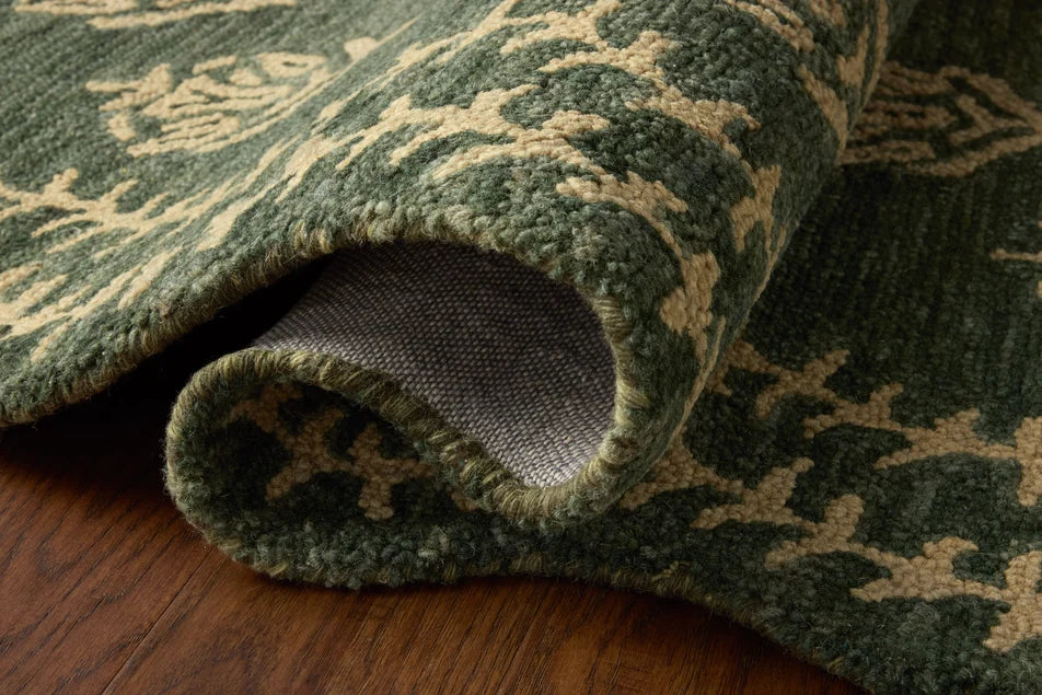 Lisette Forest Green Area Rug by Loloi