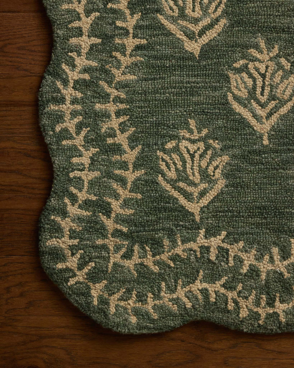 Lisette Forest Green Area Rug by Loloi