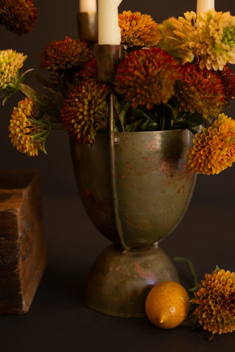 Taper Candelabra with Planter