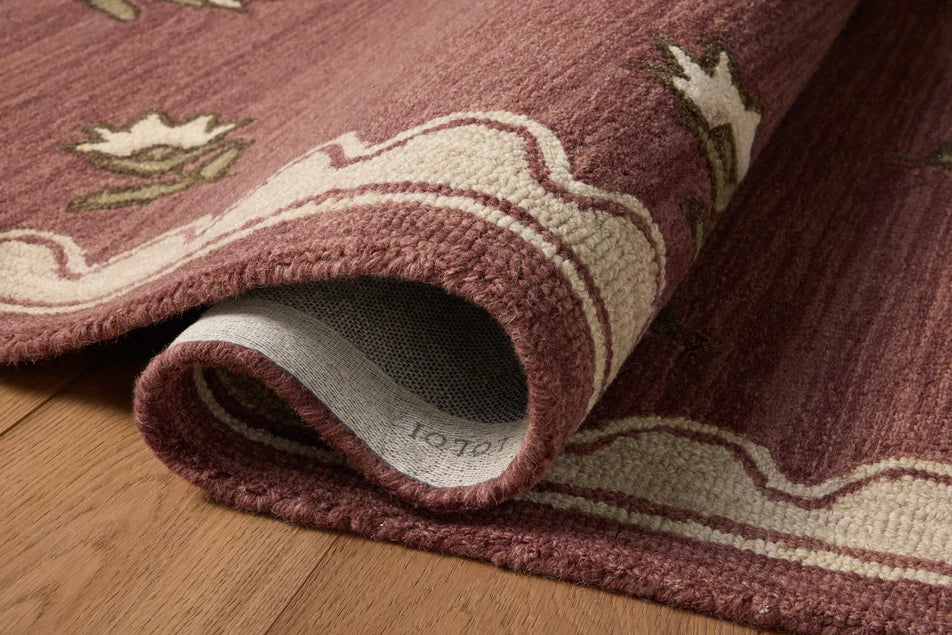 Nora Area Rug in Berry by Loloi
