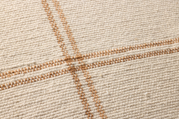 Lainey Natural Amber Fringe Square Pillow by Loloi