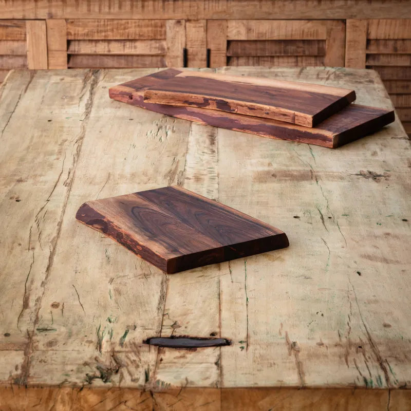 Wooden Live Edge Chopping Board