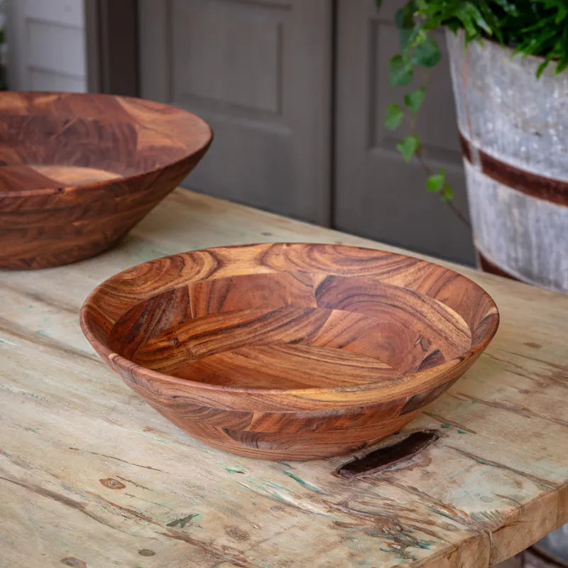 Wood Serving Bowl