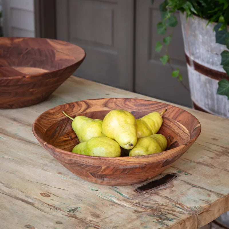 Wood Serving Bowl