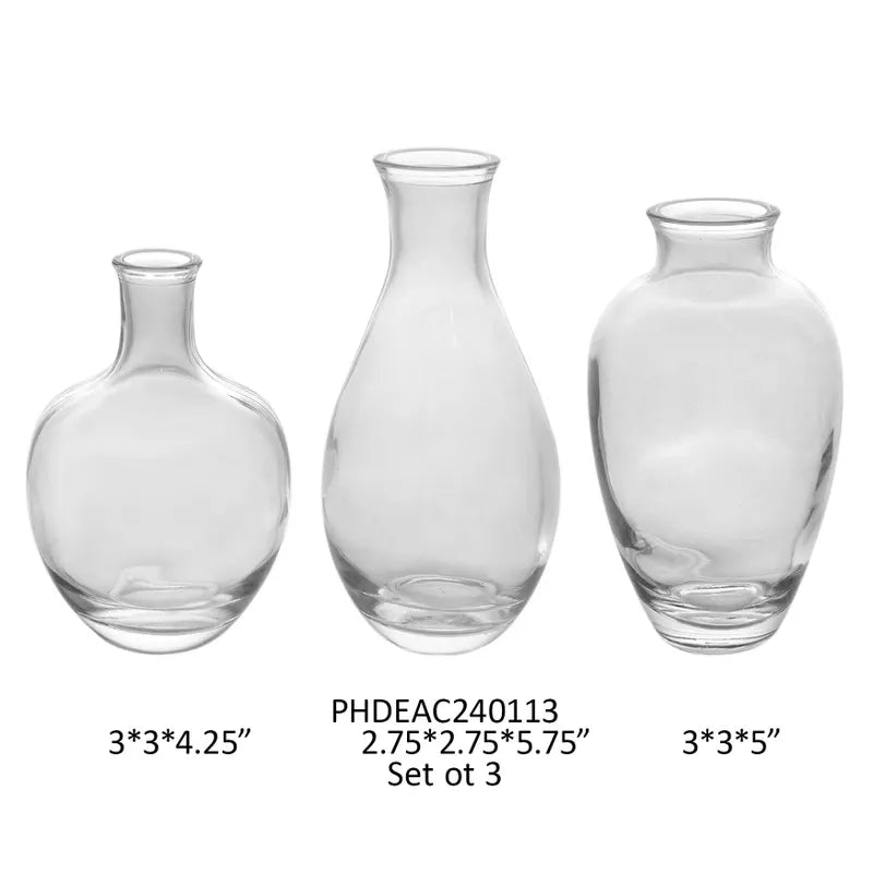 Garden Cuttings Vases Set of 3