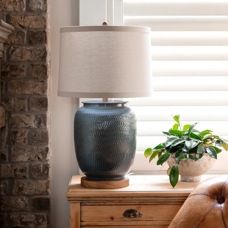 Blue Shoals Ceramic Base Table Lamp